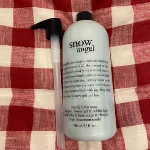Philosophy Snow Angel 3-in-1 shampoo shower gel bubble bath 32 fl oz. Pump NEW